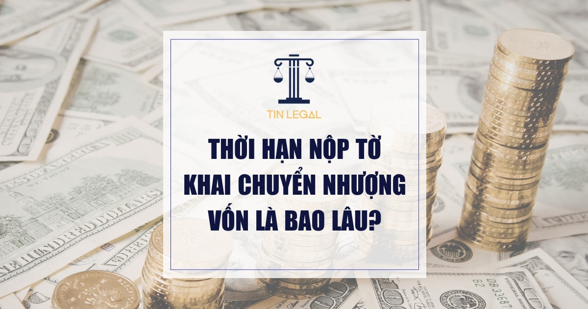 Thời Hạn Nộp Tờ Khai Chuyển Nhượng Vốn Là Bao Lâu?